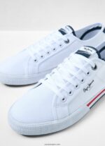 hombres zapatillas brady basicas Pepe Jeans 44JTZ1242 blanco - Imagen 5