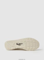 hombres zapatillas brit man eco retro Pepe Jeans 44JTZ1191 blanquecino - Imagen 5