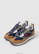 hombres zapatillas combinadas foster man Pepe Jeans 44JTZ1174 tabaco - Imagen 4