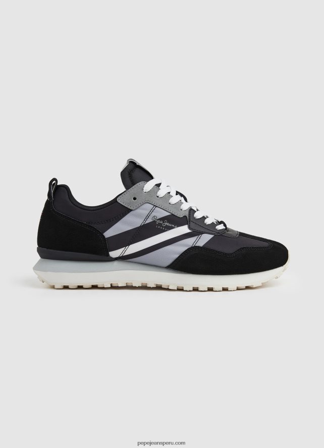 hombres_zapatillas_combinadas_foster_man_pepe_jeans_44jtz1199_negro.jpg hombres zapatillas combinadas foster man Pepe Jeans 44JTZ1199 negro - Imagen 1