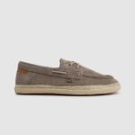 hombres zapatillas náuticas de ante Pepe Jeans 44JTZ1194 piedra oscura