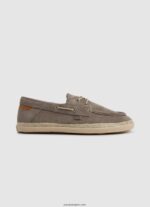 hombres zapatillas náuticas de ante Pepe Jeans 44JTZ1194 piedra oscura