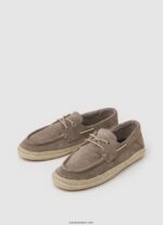 hombres zapatillas náuticas de ante Pepe Jeans 44JTZ1194 piedra oscura - Imagen 3