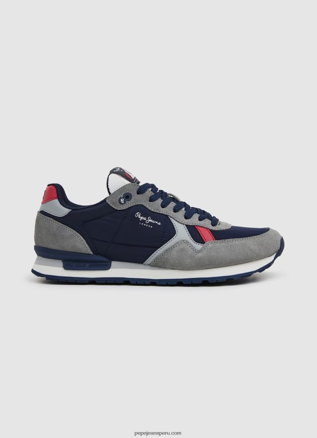 hombres_zapatillas_retro_brit_man_studio_pepe_jeans_44jtz1181_gris.jpg hombres zapatillas retro brit man studio Pepe Jeans 44JTZ1181 gris - Imagen 1