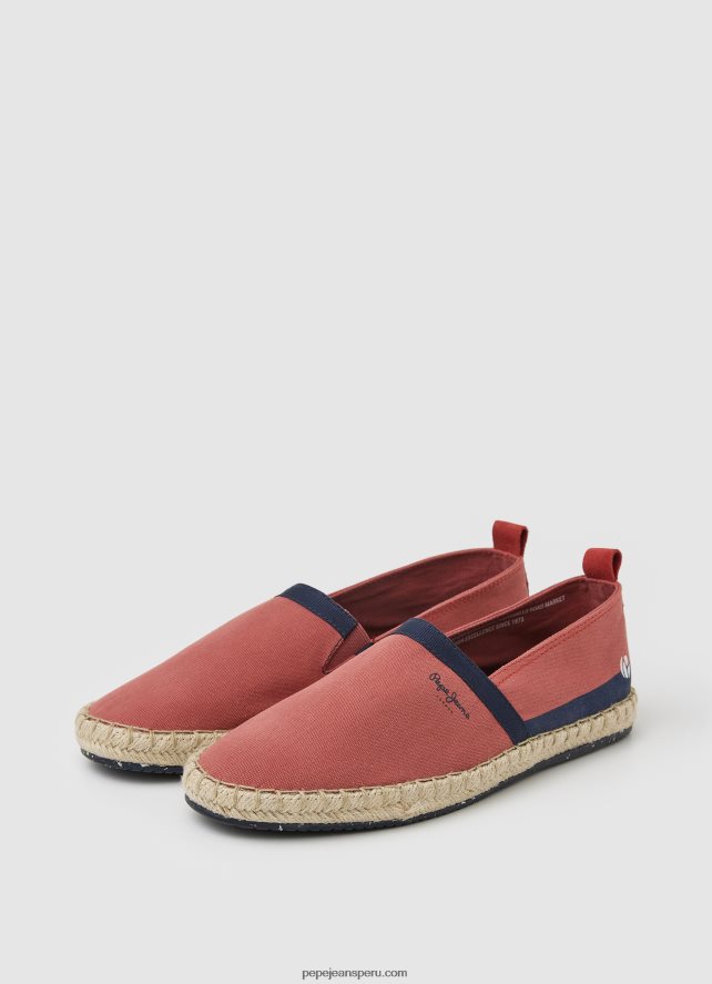 hombres zapatillas sin cordones para campamento turístico Pepe Jeans 44JTZ1253 terracota clara - Imagen 3