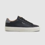 hombres zapatillas yogi originales de piel Pepe Jeans 44JTZ1183 negro