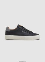 hombres zapatillas yogi originales de piel Pepe Jeans 44JTZ1183 negro