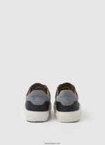 hombres zapatillas yogi originales de piel Pepe Jeans 44JTZ1183 negro - Imagen 4