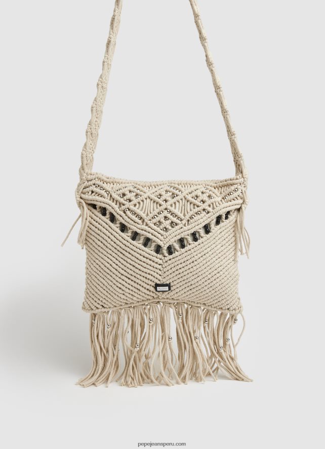 mujer_bandolera_de_macrame_pepe_jeans_44jtz709_mousse.jpg mujer bandolera de macramé Pepe Jeans 44JTZ709 mousse - Imagen 1