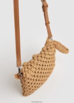 mujer bandolera de macramé Pepe Jeans 44JTZ744 camello - Imagen 2