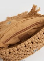 mujer bandolera de macramé Pepe Jeans 44JTZ744 camello - Imagen 3