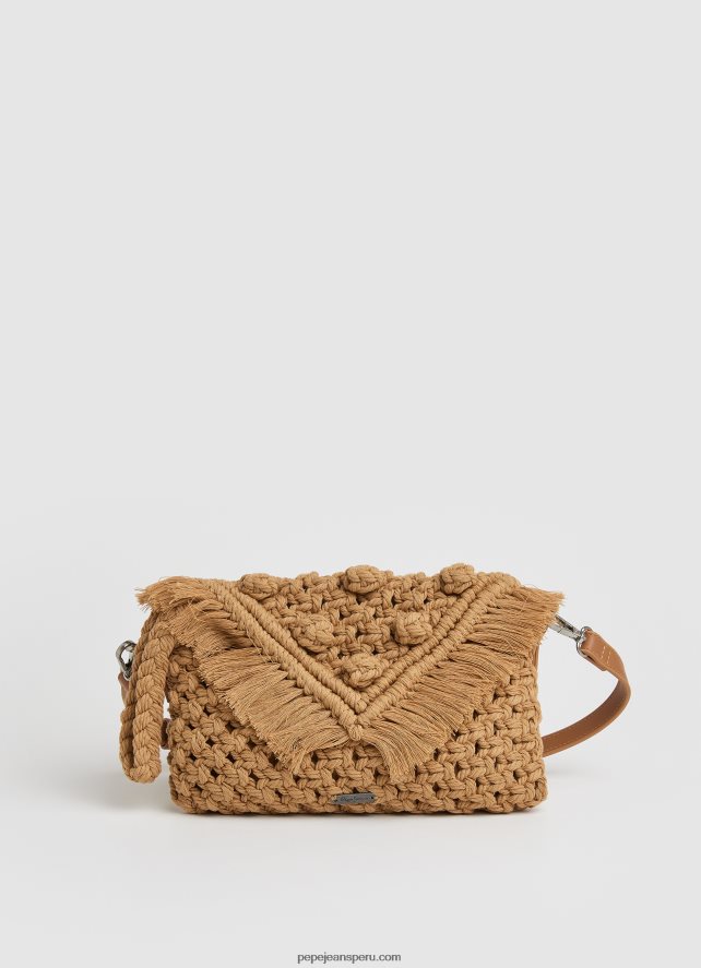 mujer_bandolera_de_macrame_pepe_jeans_44jtz744_camello.jpg mujer bandolera de macramé Pepe Jeans 44JTZ744 camello - Imagen 1