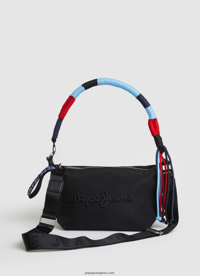 mujer bandolera de tela con asa ajustable Pepe Jeans 44JTZ735 bahía - Imagen 4