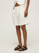 mujer bermudas fluidas Pepe Jeans 44JTZ475 mousse - Imagen 2