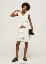 mujer bermudas fluidas Pepe Jeans 44JTZ475 mousse