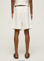 mujer bermudas fluidas Pepe Jeans 44JTZ475 mousse - Imagen 4
