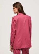 mujer blazer liso con hombreras Pepe Jeans 44JTZ112 rubor oscuro - Imagen 4
