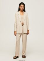 mujer blazer liso con hombreras Pepe Jeans 44JTZ134 fuerte - Imagen 2