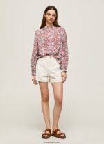 mujer blusa con estampado de flores Pepe Jeans 44JTZ373 multi - Imagen 2