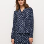 mujer blusa con estampado geométrico Pepe Jeans 44JTZ357 multi