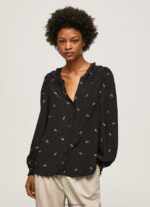 mujer blusa con volantes y cachemira Pepe Jeans 44JTZ329 multi - Imagen 3