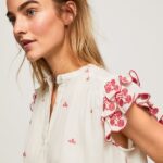 mujer blusa mao detalles bordados Pepe Jeans 44JTZ322 multi