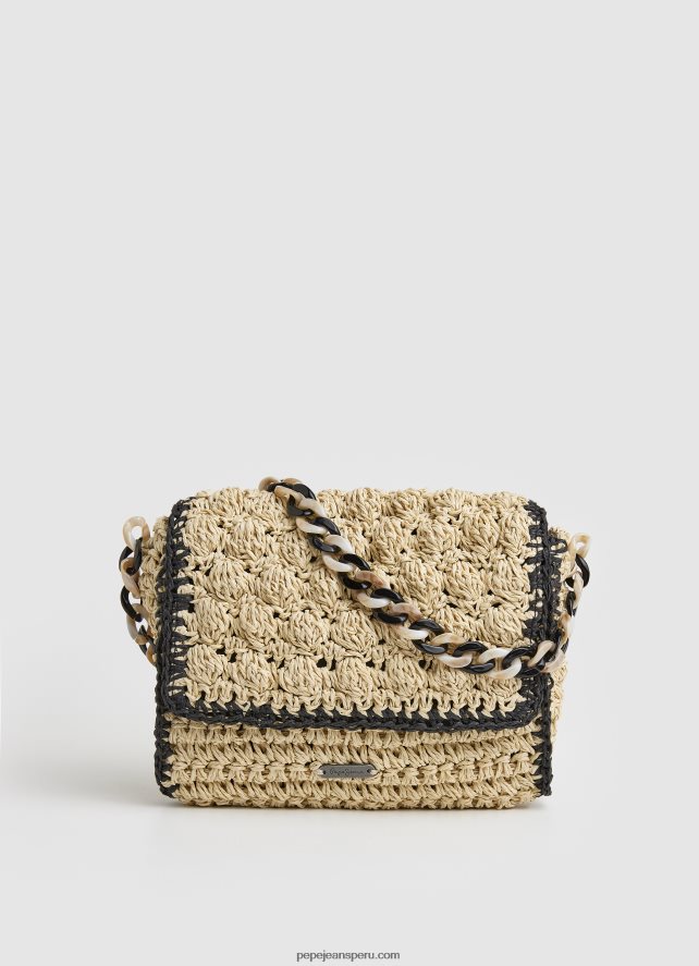 mujer_bolsa_crossbody_de_paja_tejida_pepe_jeans_44jtz718_negro.jpg mujer bolsa crossbody de paja tejida Pepe Jeans 44JTZ718 negro - Imagen 1