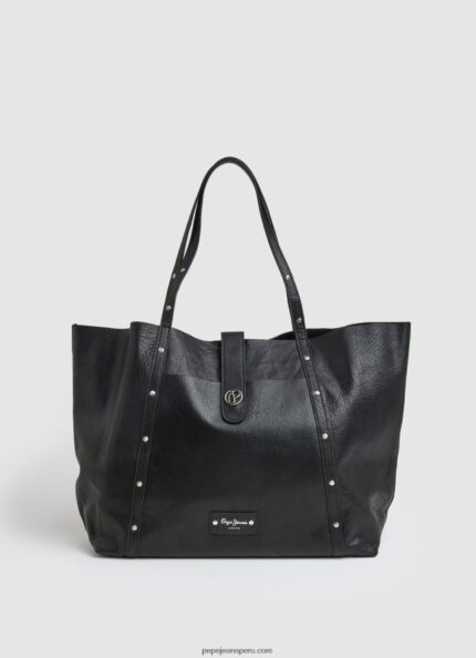 mujer bolsa de cuero Pepe Jeans 44JTZ747 negro