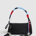 mujer bolso de hombro con asa desmontable Pepe Jeans 44JTZ734 negro