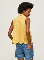 mujer camisa con abertura en la sisa Pepe Jeans 44JTZ330 brillar - Imagen 5