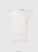 mujer camisa con detalles calados Pepe Jeans 44JTZ437 blanco - Imagen 5