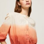 mujer camisa desteñida con diseño colour block Pepe Jeans 44JTZ338 multi