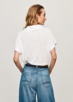 mujer camisa polo Pepe Jeans 44JTZ397 blanco - Imagen 4