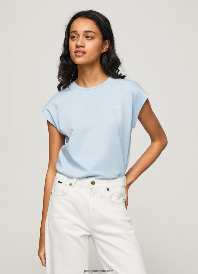 mujer_camiseta_basica_bloom_con_logo_pepe_jeans_44jtz448_bahia.jpg mujer camiseta basica bloom con logo Pepe Jeans 44JTZ448 bahía - Imagen 1