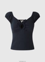 mujer camiseta con escote corazón Pepe Jeans 44JTZ438 dulwich - Imagen 4