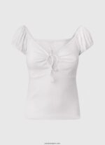 mujer camiseta con escote corazón Pepe Jeans 44JTZ462 blanco - Imagen 5
