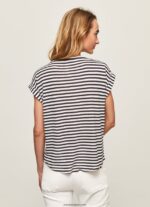 mujer camiseta con estampado de rayas Pepe Jeans 44JTZ458 dulwich - Imagen 4