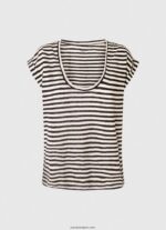 mujer camiseta con estampado de rayas Pepe Jeans 44JTZ458 dulwich - Imagen 5