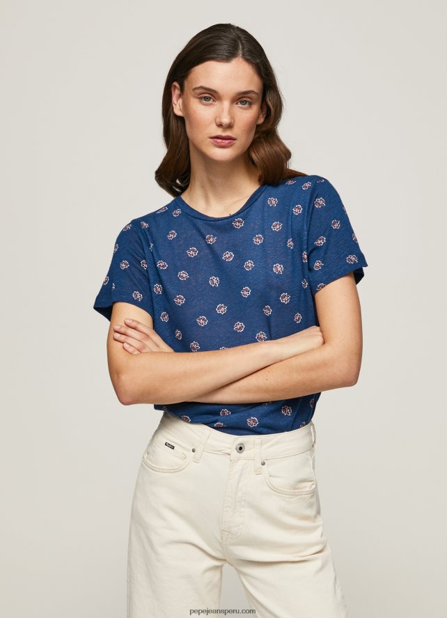 mujer_camiseta_con_estampado_floral_pepe_jeans_44jtz444_multi.jpg mujer camiseta con estampado floral Pepe Jeans 44JTZ444 multi - Imagen 1