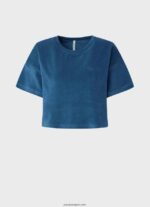 mujer camiseta cropped de terciopelo Pepe Jeans 44JTZ461 jarman - Imagen 5