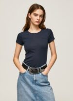 mujer camiseta de algodón con logo Pepe Jeans 44JTZ417 dulwich - Imagen 2