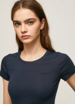 mujer camiseta de algodón con logo Pepe Jeans 44JTZ417 dulwich - Imagen 3