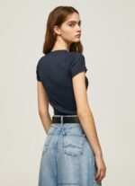 mujer camiseta de algodón con logo Pepe Jeans 44JTZ417 dulwich - Imagen 4