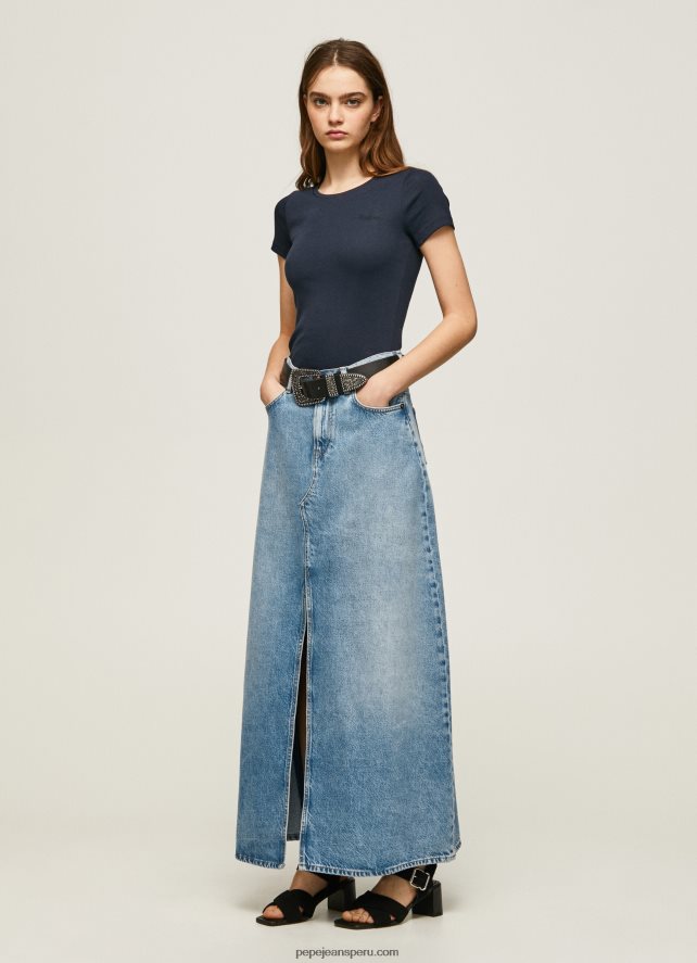 mujer_camiseta_de_algodon_con_logo_pepe_jeans_44jtz417_dulwich.jpg mujer camiseta de algodón con logo Pepe Jeans 44JTZ417 dulwich - Imagen 1