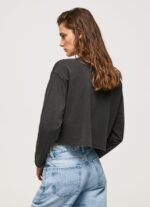 mujer camiseta estampada de manga larga Pepe Jeans 44JTZ427 negro lavado - Imagen 4