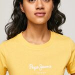 mujer camiseta estampada Pepe Jeans 44JTZ454 brillar