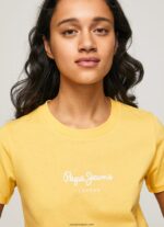 mujer camiseta estampada Pepe Jeans 44JTZ454 brillar