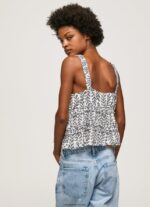 mujer camiseta sin mangas con estampado floral Pepe Jeans 44JTZ334 multi - Imagen 5