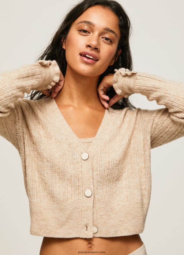 mujer_cardigan_con_cuello_en_v_calado_pepe_jeans_44jtz243_fuerte.jpg mujer cárdigan con cuello en V calado Pepe Jeans 44JTZ243 fuerte - Imagen 1