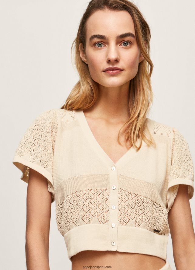 mujer_cardigan_de_punto_fino_calado_pepe_jeans_44jtz265_suero_de_la_leche.jpg mujer cárdigan de punto fino calado Pepe Jeans 44JTZ265 suero de la leche - Imagen 1